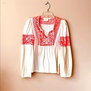 NWOT Maeve for Anthropology Long Sleeved Bo-Ho Top